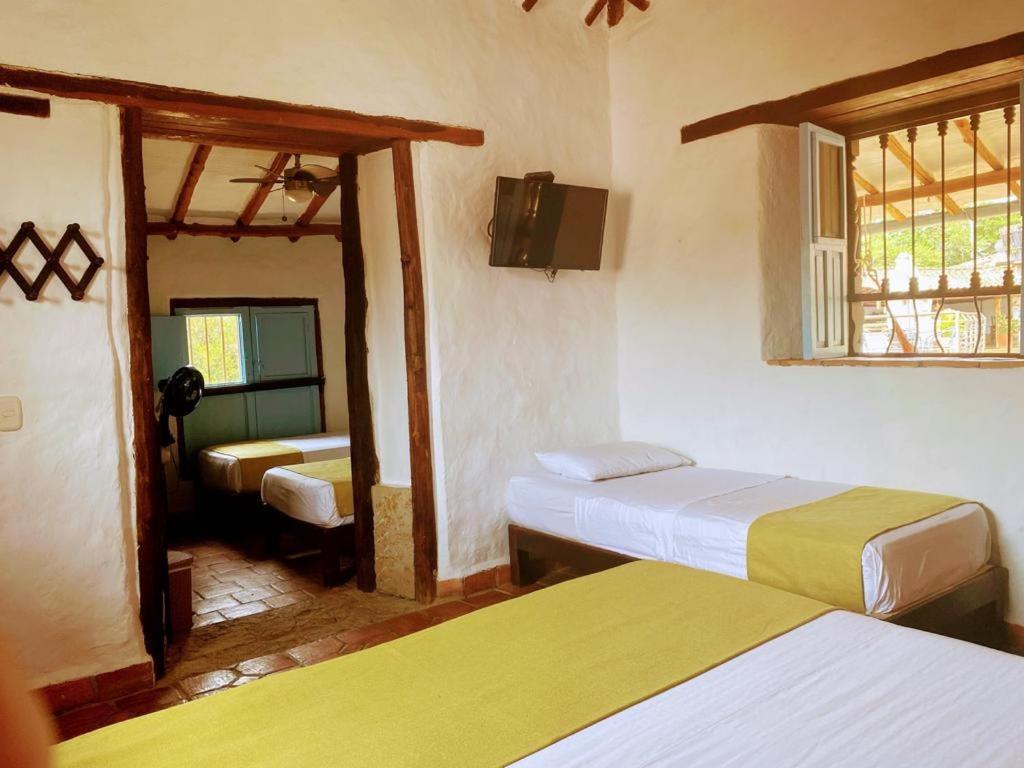 La Loma Hotel Barichara Bagian luar foto