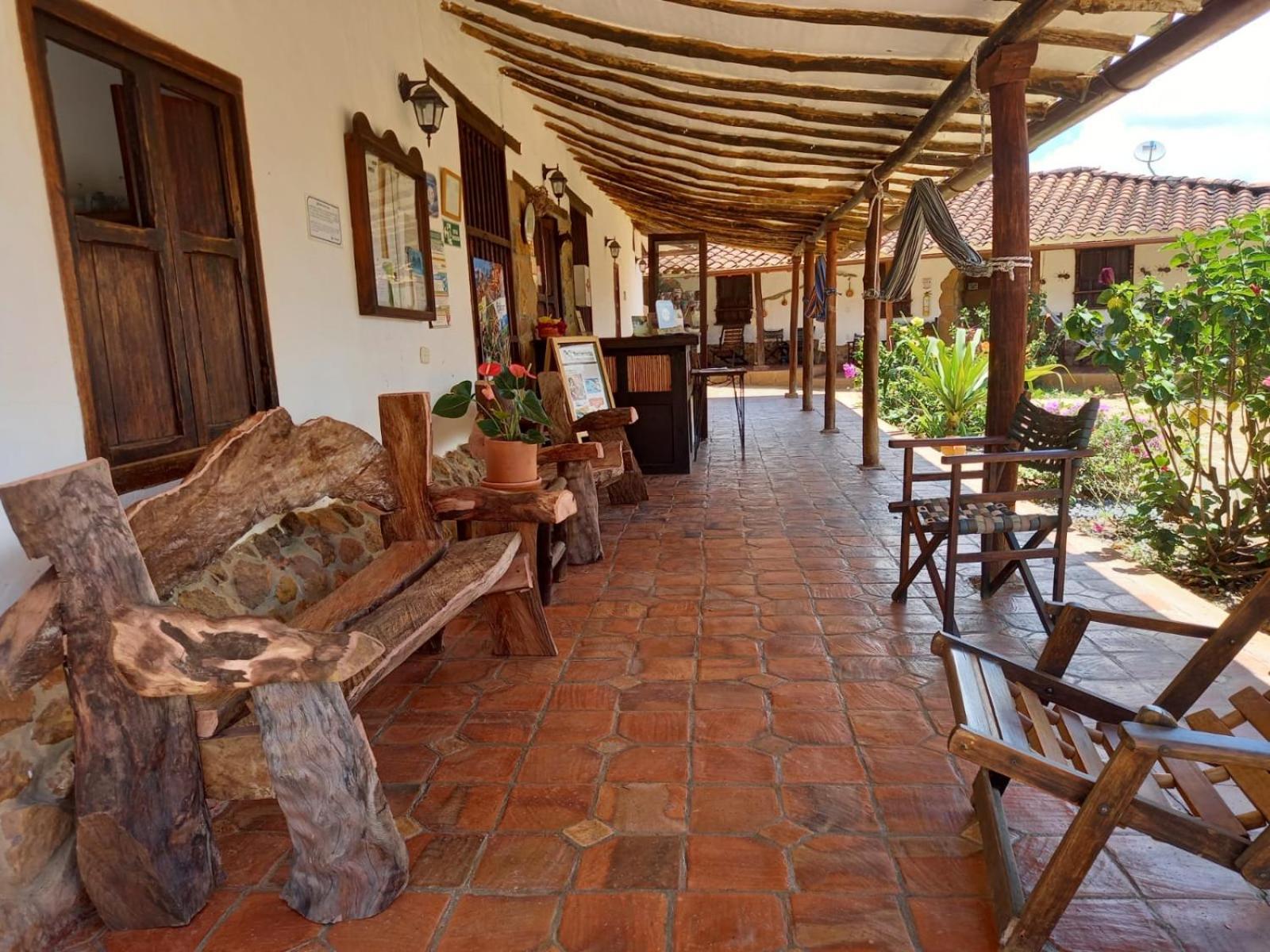 La Loma Hotel Barichara Bagian luar foto