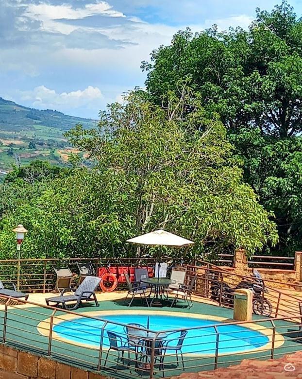 La Loma Hotel Barichara Bagian luar foto