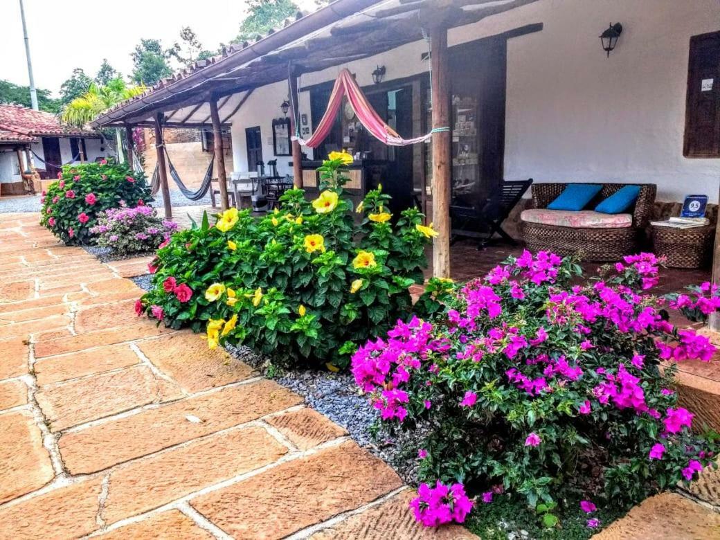 La Loma Hotel Barichara Bagian luar foto