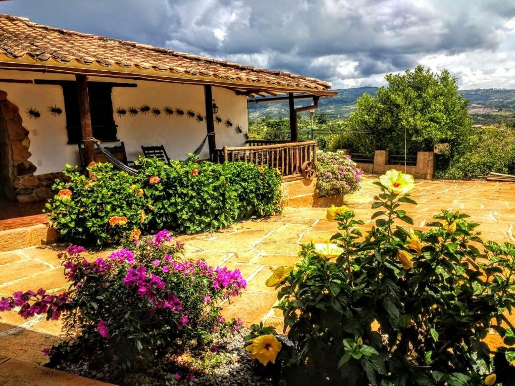 La Loma Hotel Barichara Bagian luar foto